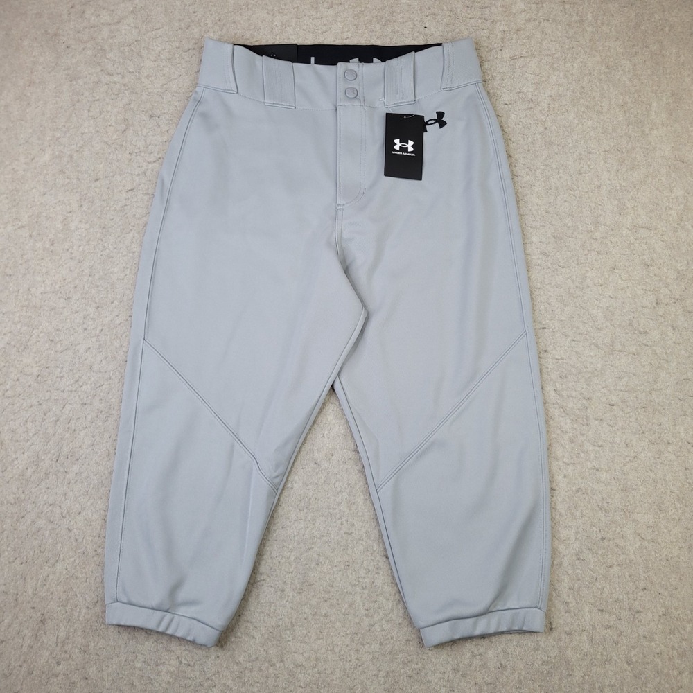 Under Armour Baseball Mens Small Gray Utility Knicker Grip Waist 1375654 NWT